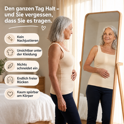 Den ganzen Tag Halt – Signature-Top mit integriertem BH